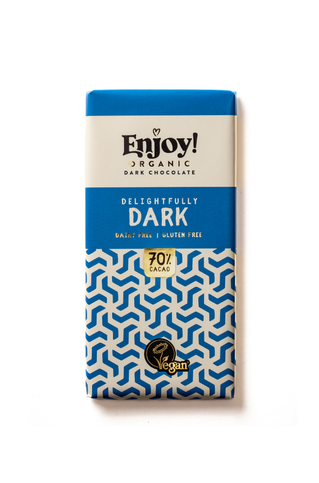 Delightfully Dark 70% Chocolate Bar